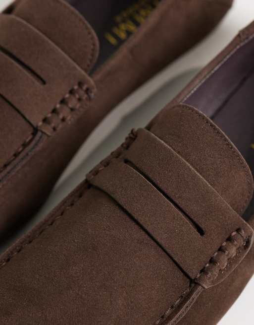 Simmi London - Kevy - Mocassini in camoscio sintetico marrone, 3 di 4