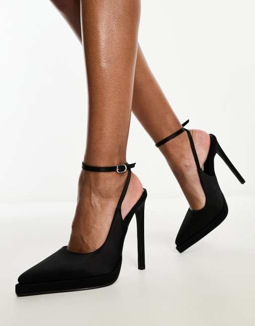 Pointed toe platform heels hotsell