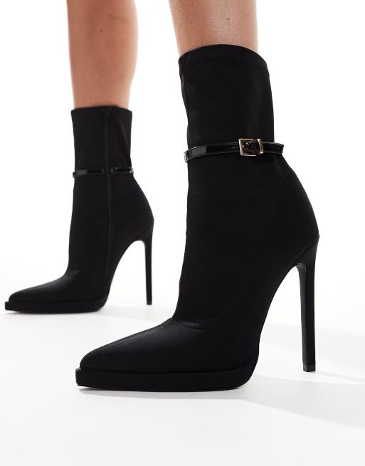 Black high point ankle boot best sale