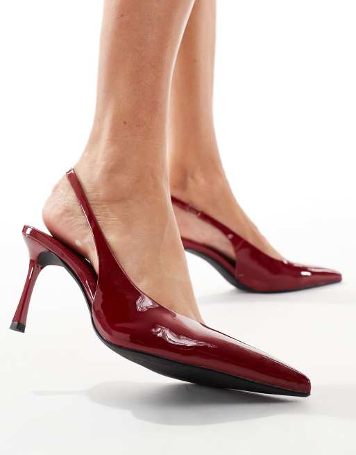 Scarpe con tacchetto basso clearance