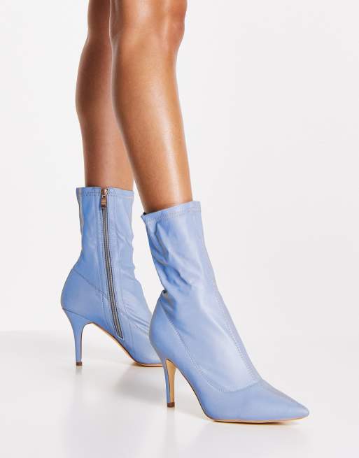 Baby blue sock boots shop