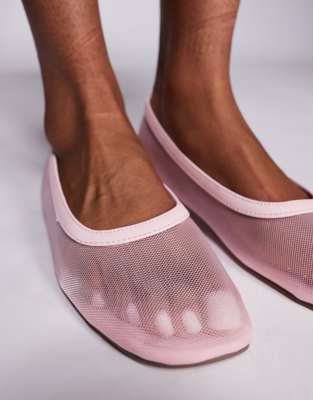 Simmi Shoes Simmi London Luanne Mesh Ballerina Flats