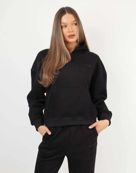 Simmi London Maeve essentials hoodie in black - view 1