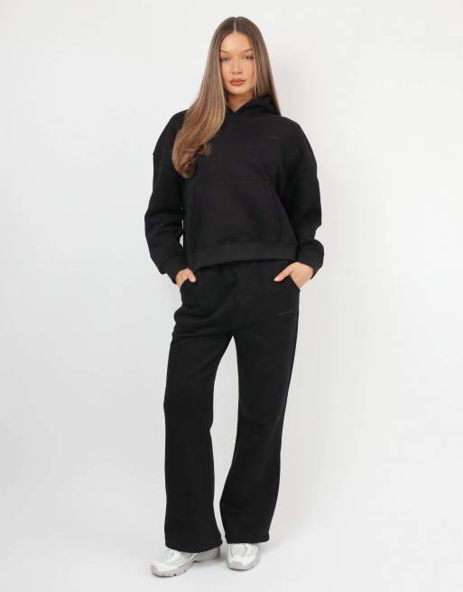 Simmi London Maeve essentials hoodie in black, 2 of 4