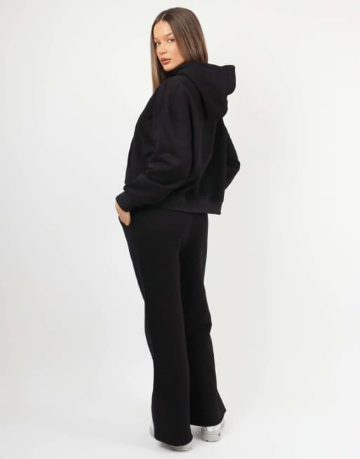 Simmi London Maeve essentials hoodie in black, 4 of 4