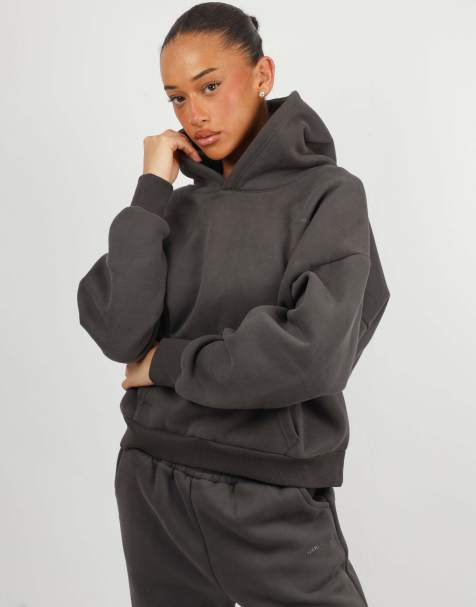 Simmi London Maeve essentials hoodie in dark grey - view 1
