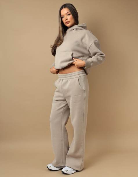 Simmi London Maia simmi studios flared joggers in stone - view 1