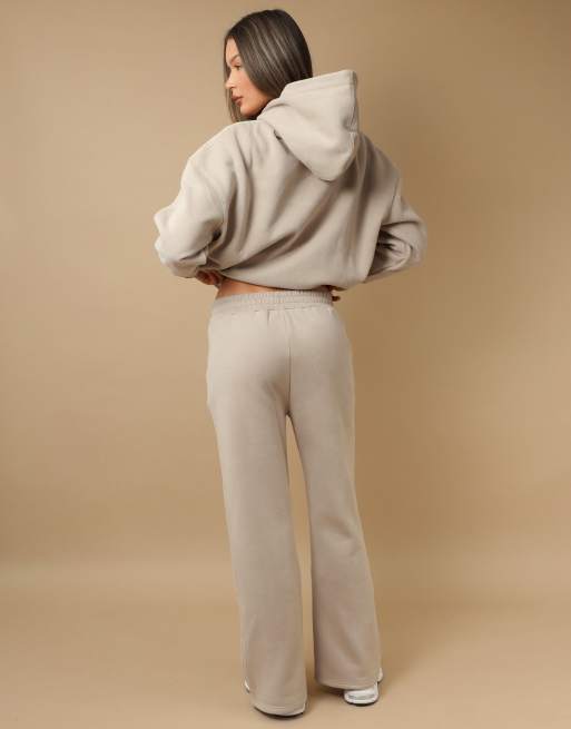 Simmi London Maia simmi studios flared joggers in stone, 2 of 4