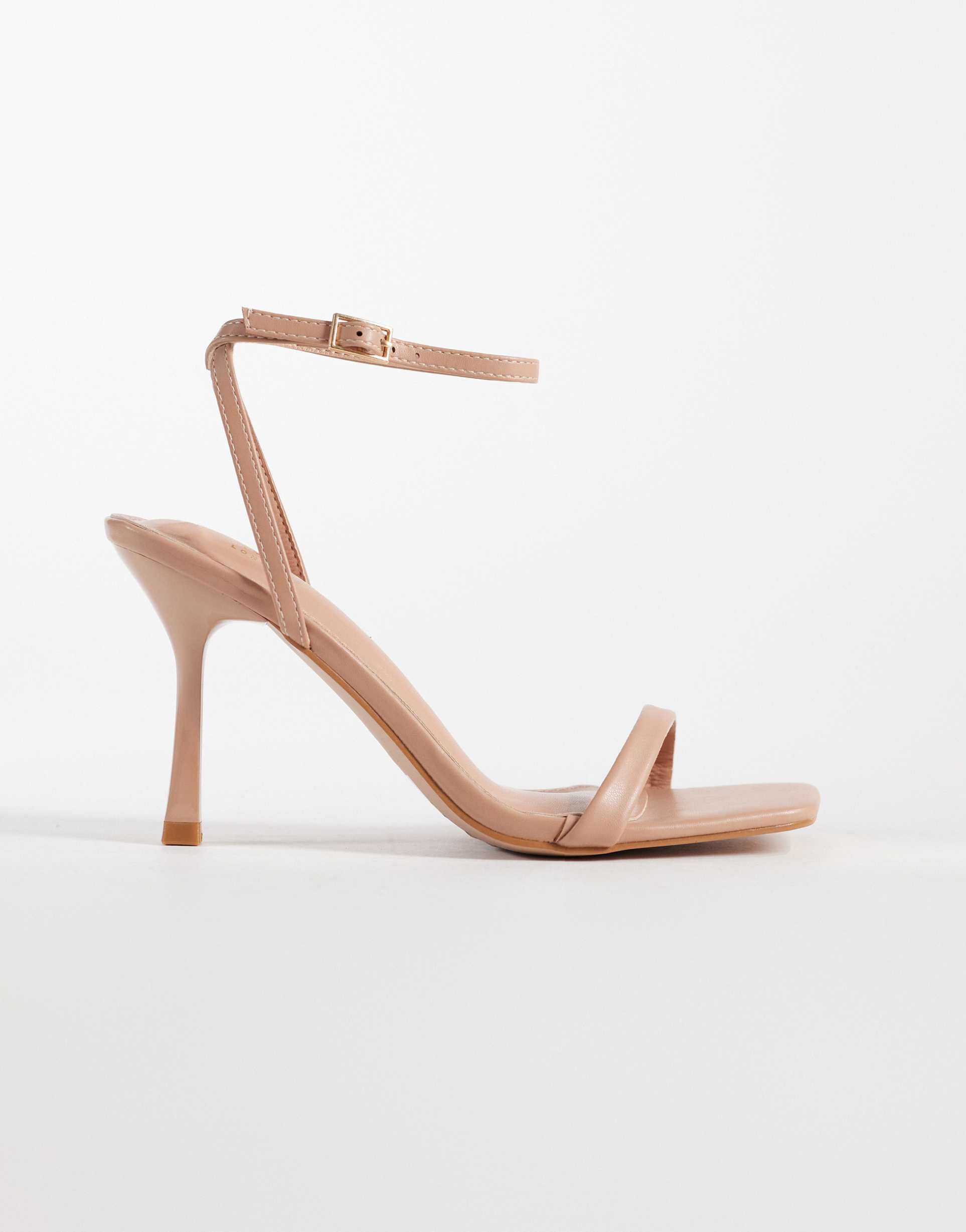simmi london marnie barely there sandals in beige