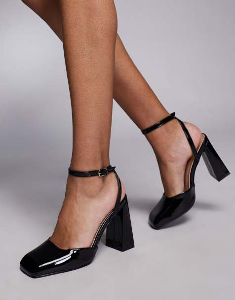 SIMMI London - Mary Jane schoenen met hak en gespdetail in zwart - view 1