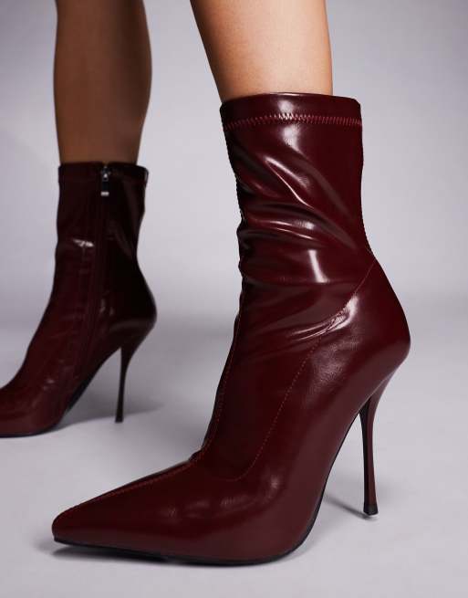 SIMMI London - Miletus - Bottines à talon haut - Bordeaux, 2 de 4