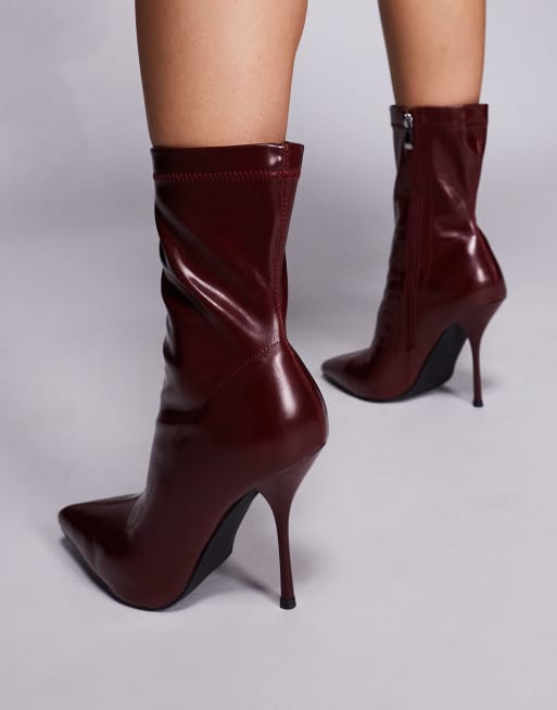 SIMMI London - Miletus - Bottines à talon haut - Bordeaux, 4 de 4