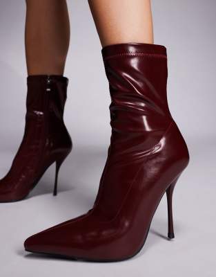 Simmi Shoes Simmi London Miletus High Heeled Ankle Boots In Multi