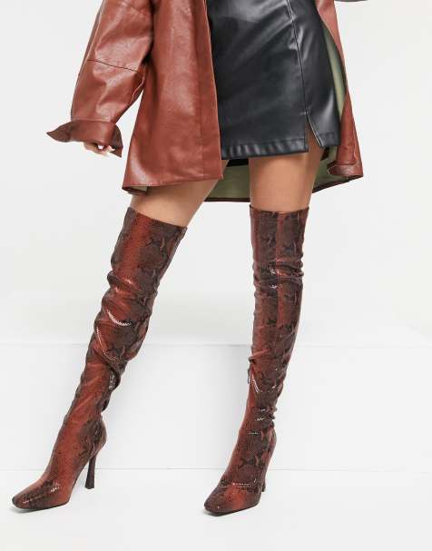 Women S Over The Knee Boots Thigh High Boots Asos