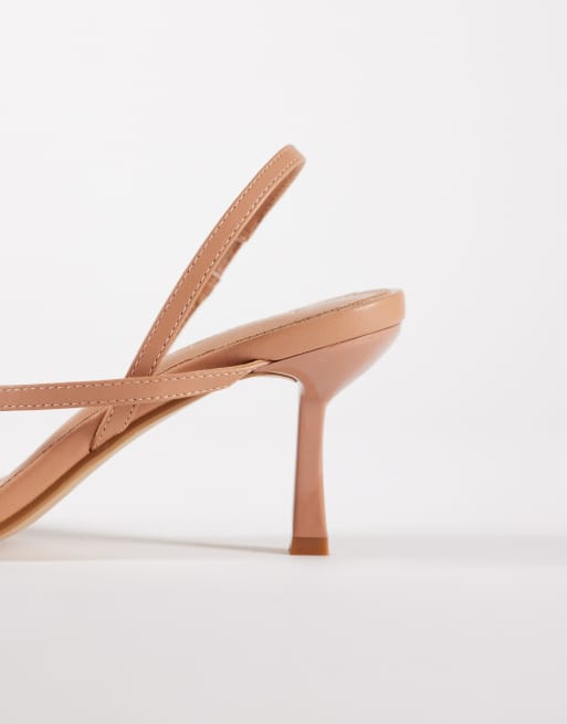 Simmi London Natasha strappy heeled sandals in tan, 4 of 4