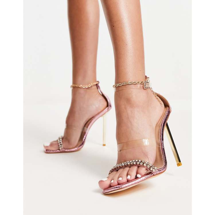 Diamante hotsell strap heels