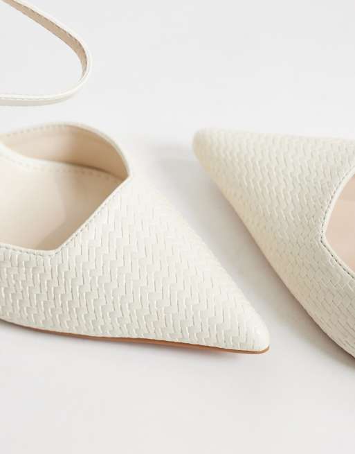 SIMMI London - Nella - Chaussures tIssées à talon - Taupe, 3 de 4