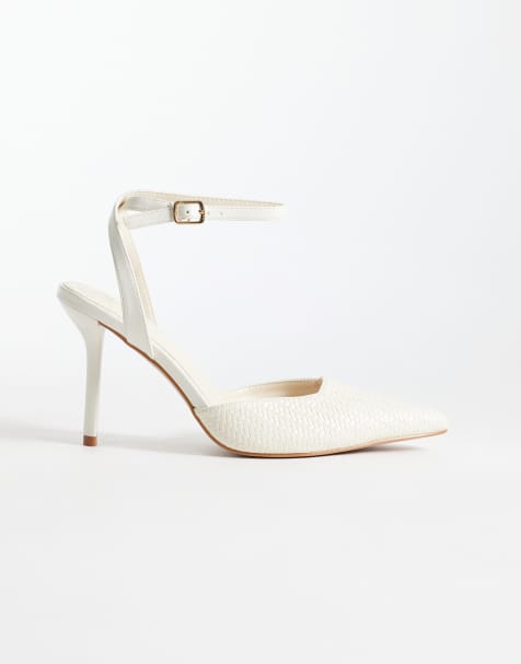 SIMMI London - Nella - Geweven schoenen met hak in stone - view 1