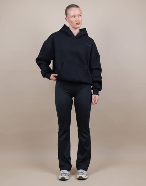 Simmi London Oversized drop shoulder hoodie in black - view 1