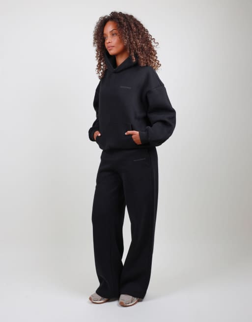 Simmi London Oversized hoodie in black, 2 of 3