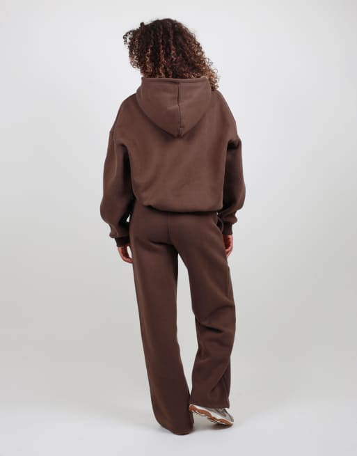 Simmi London Oversized hoodie in brown, 3 of 4