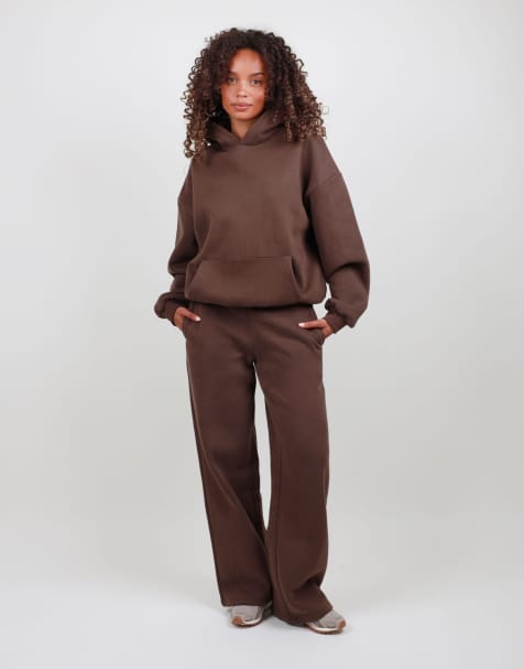 Simmi London Oversized hoodie in brown - view 1