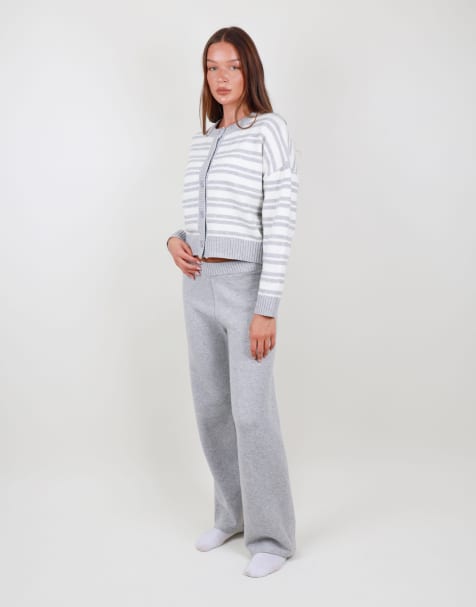 Simmi London Oversized stripe in grey - view 1
