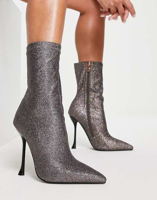 Glitter on sale sock booties