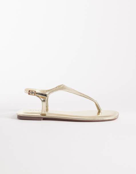 Simmi London - Perry - Sandali infradito color oro - view 1