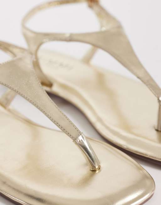 Simmi London - Perry - Teensandalen met brede pasvorm in goud, 3 van 4