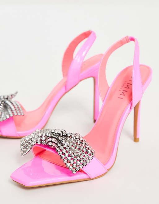 Embellished clearance pink heels