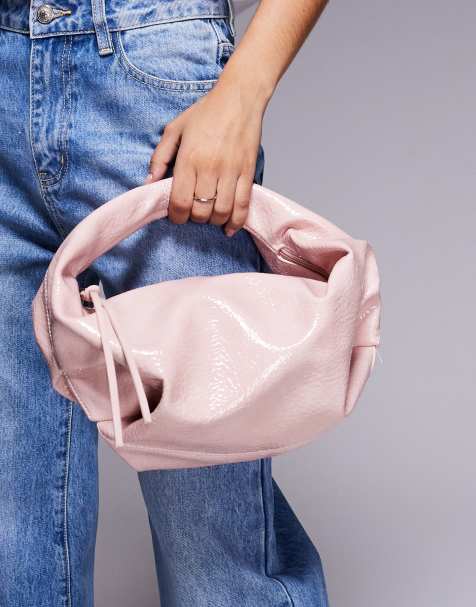 Simmi London Portia soft sculpt handbag in pink - view 1