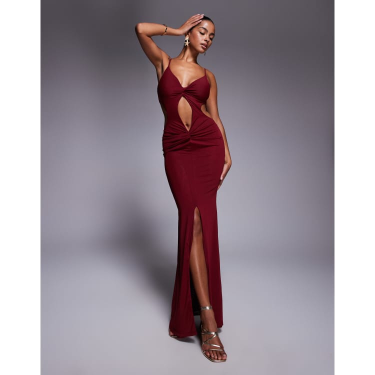 open lace back dress RAYE DRESS TERRACOTTA