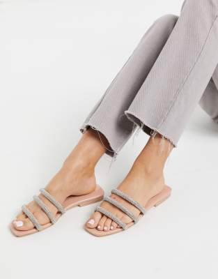 asos embellished flat sandals