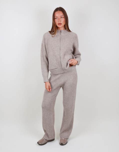 Simmi London Ribbed knit in beige - view 1