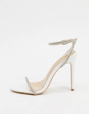 simmi london myra snake block heeled sandals