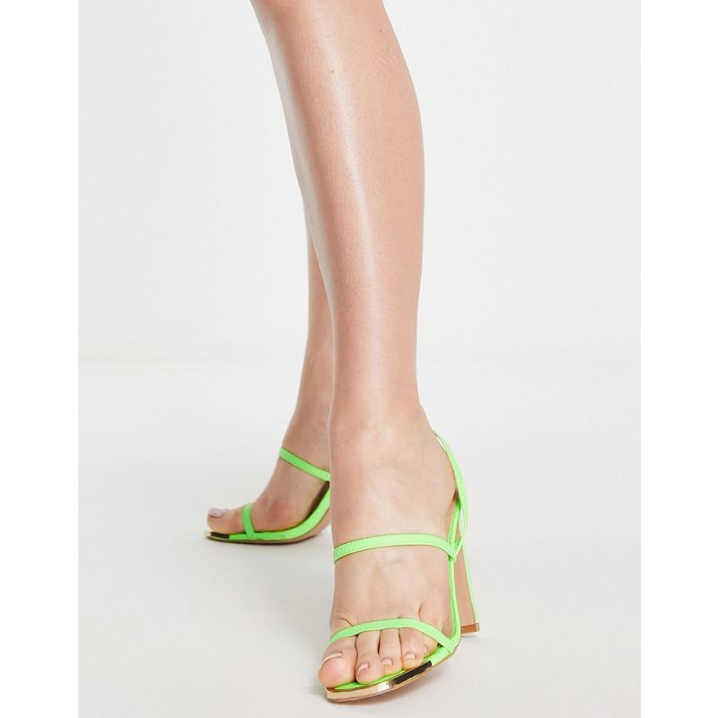 Scarpe con tacco Donna Simmi London - Sandali con tacco color lime