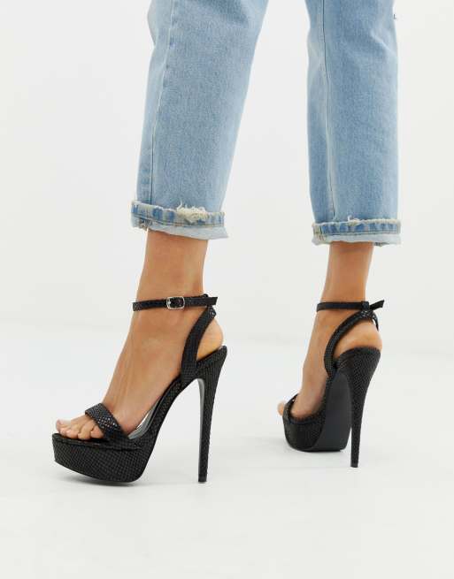 Simmi london scandal platform sales heeled sandals