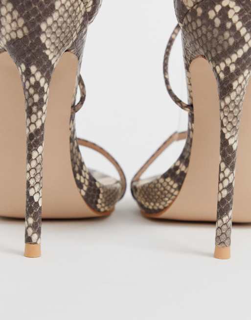 Simmi hot sale snakeskin heels