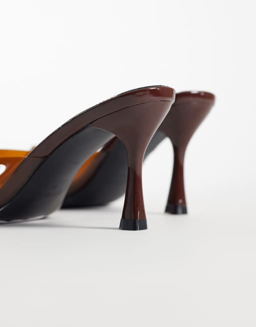 SIMMI London - Shona - Mules à talon - Chocolat, 3 de 4