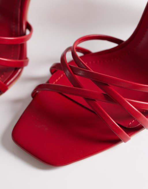 SIMMI London - Sibelle - Sandales à talon et brides - Rouge , 4 de 4