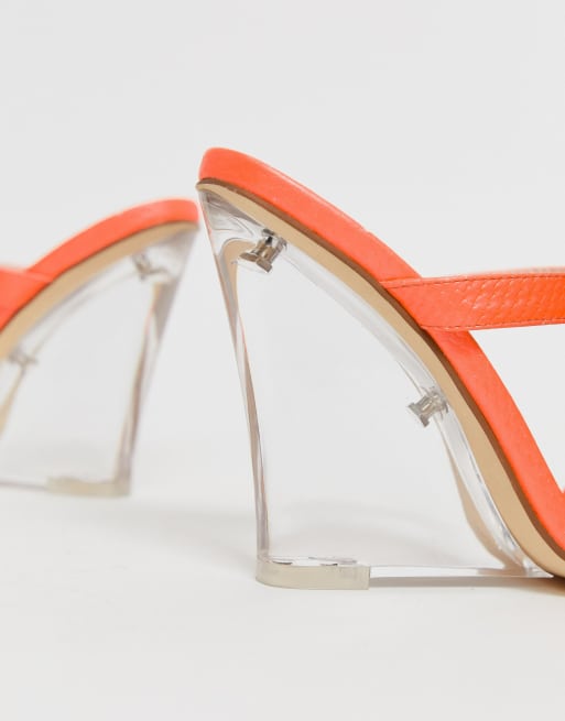 Neon hot sale orange wedges