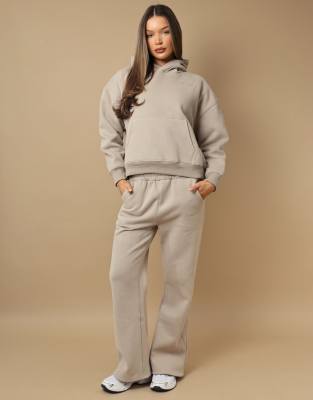 Simmi London simmi studios hoodie & joggers in stone | ASOS