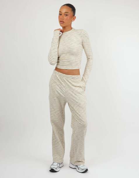 Simmi London Soft stripe co ord in cream - view 1