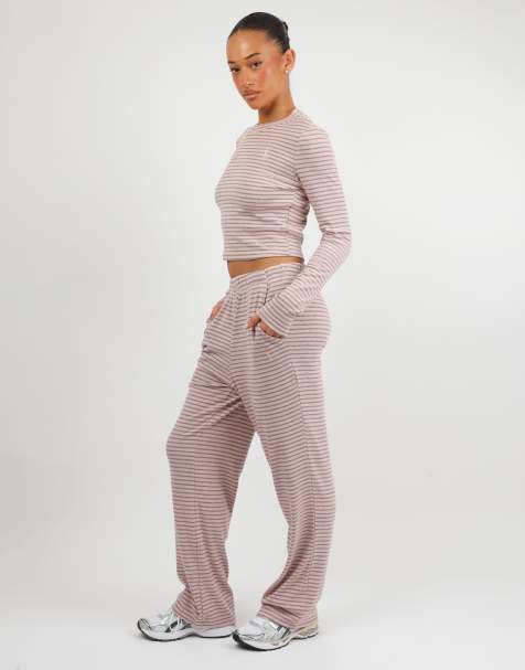 Simmi London soft stripe co ord set in pink - view 1