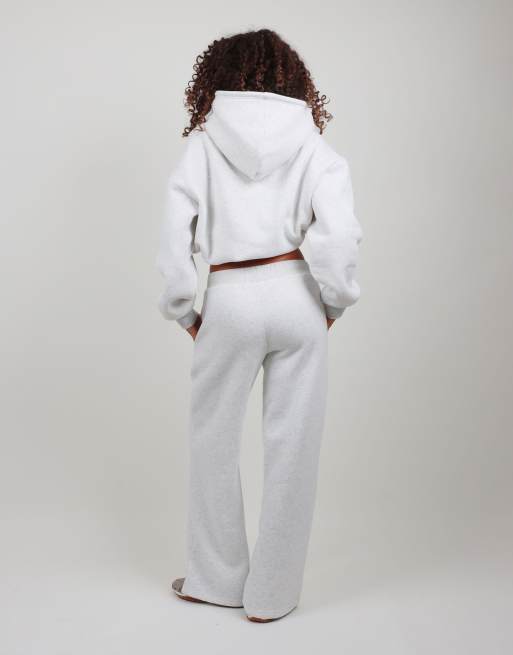 Simmi London Straight leg joggers in light grey marl, 4 of 5