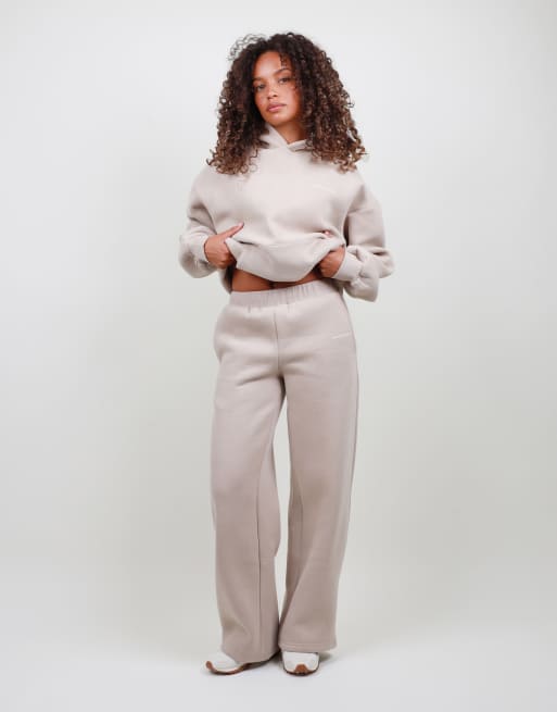 Simmi London Straight leg joggers in stone, 2 of 6