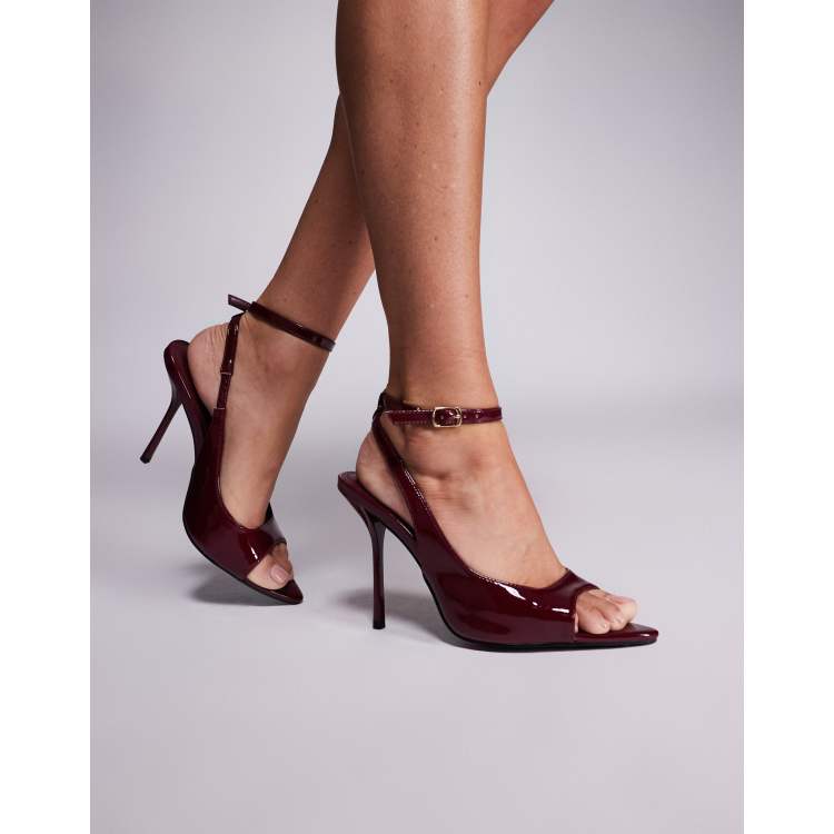 Simmi London Theodosia high heeled sandals with ankle ties in