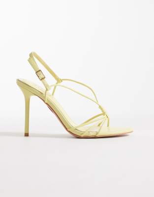 SIMMI London - Vera - Riemchen-Sandaletten in Gelb