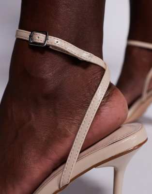 Shop Simmi Shoes Simmi London Vitani Barely There Heeled Sandals In Neutral